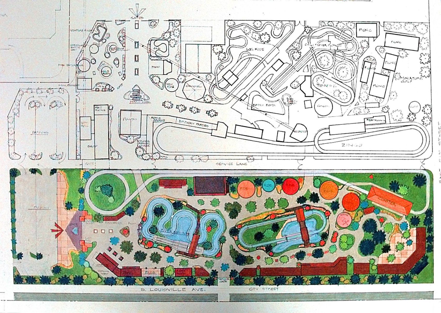 Bell's Amusement Park in 1999